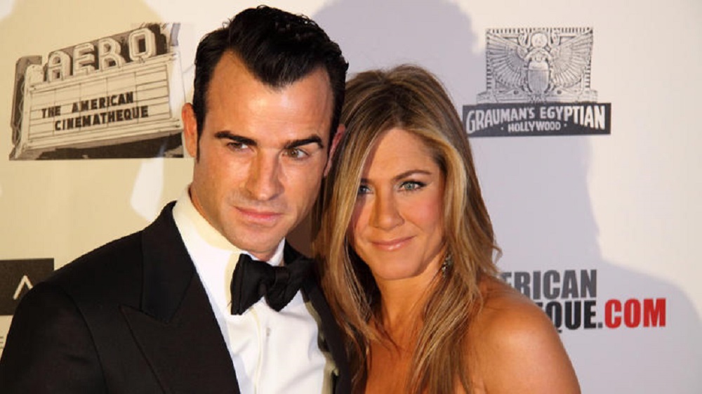 Justin Theroux on Jennifer Aniston.